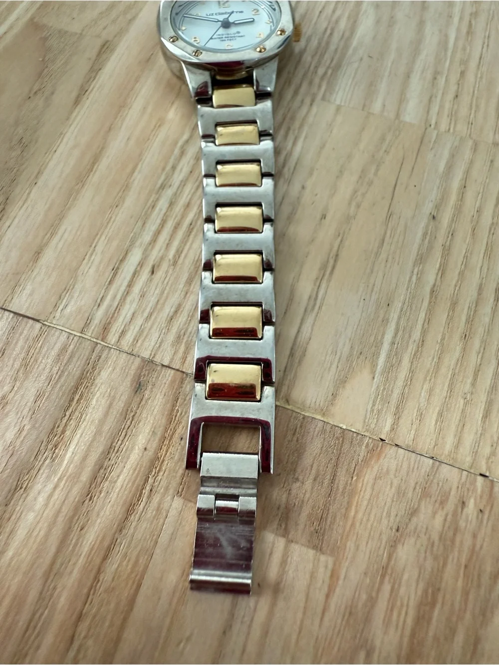 Liz Claiborne ladies two toned watch NEW BATTERY